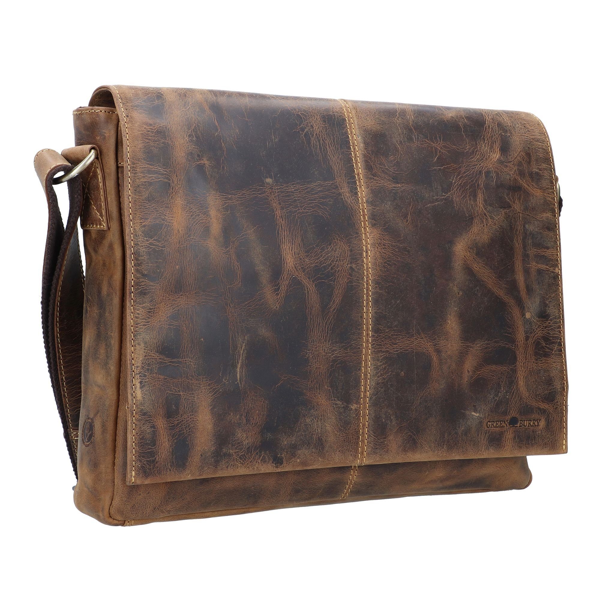 Greenburry Messenger Bag Vintage, Leder günstig online kaufen