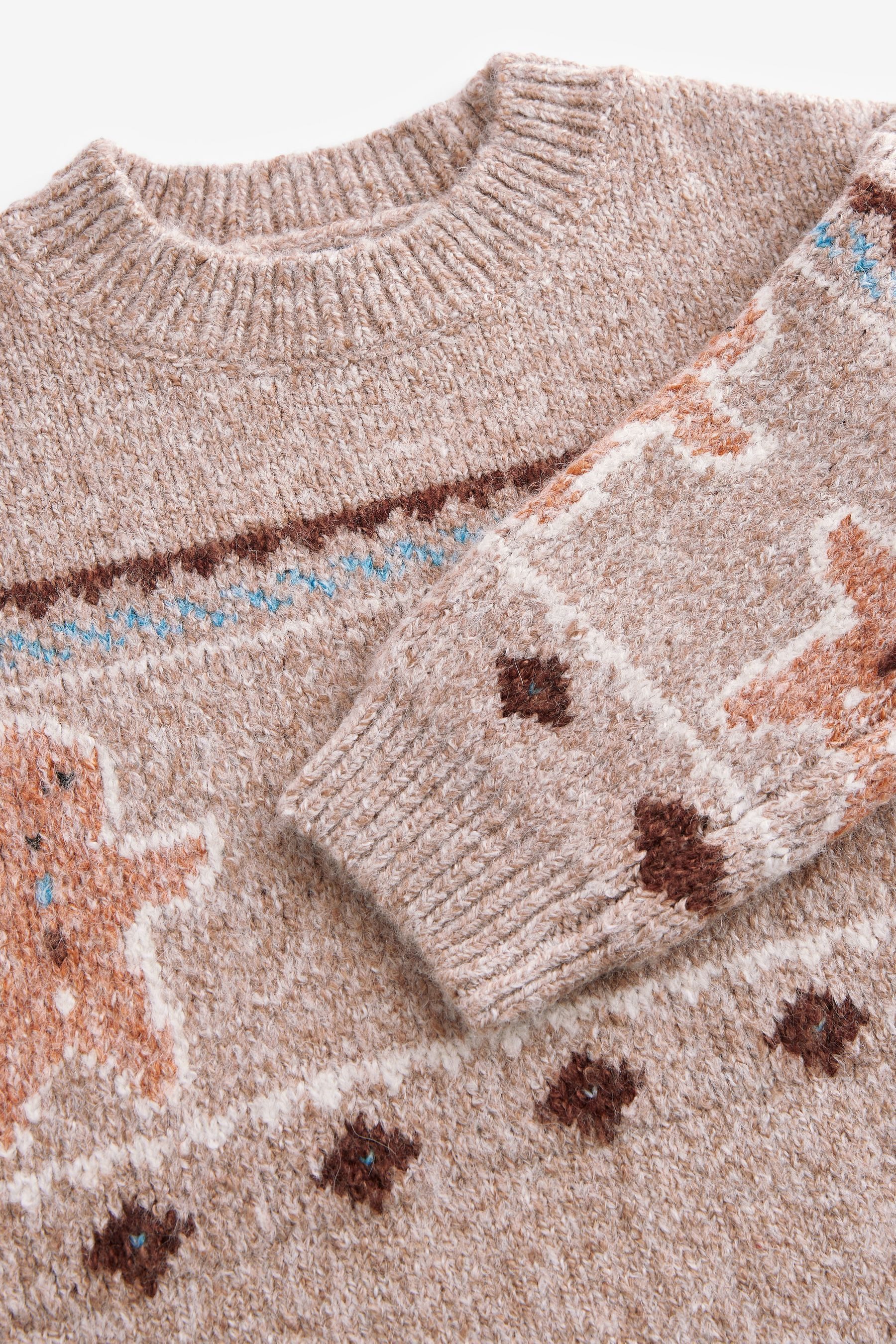 Next Rundhalspullover Weihnachtspullover mit Rundhalsausschnitt (1-tlg)