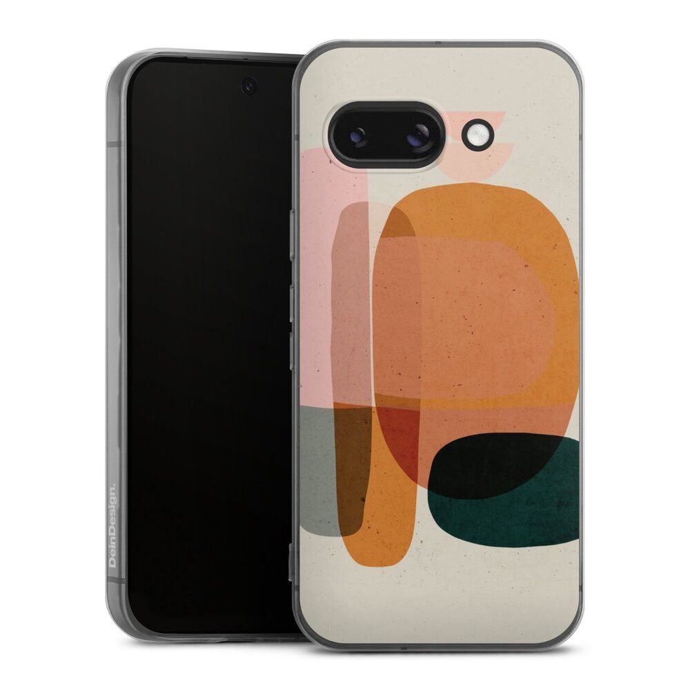 DeinDesign Handyhülle Farbe bunt Abstrakt Abstract Blush, Google Pixel 9a Silikon Hülle Bumper Case Handy Schutzhülle