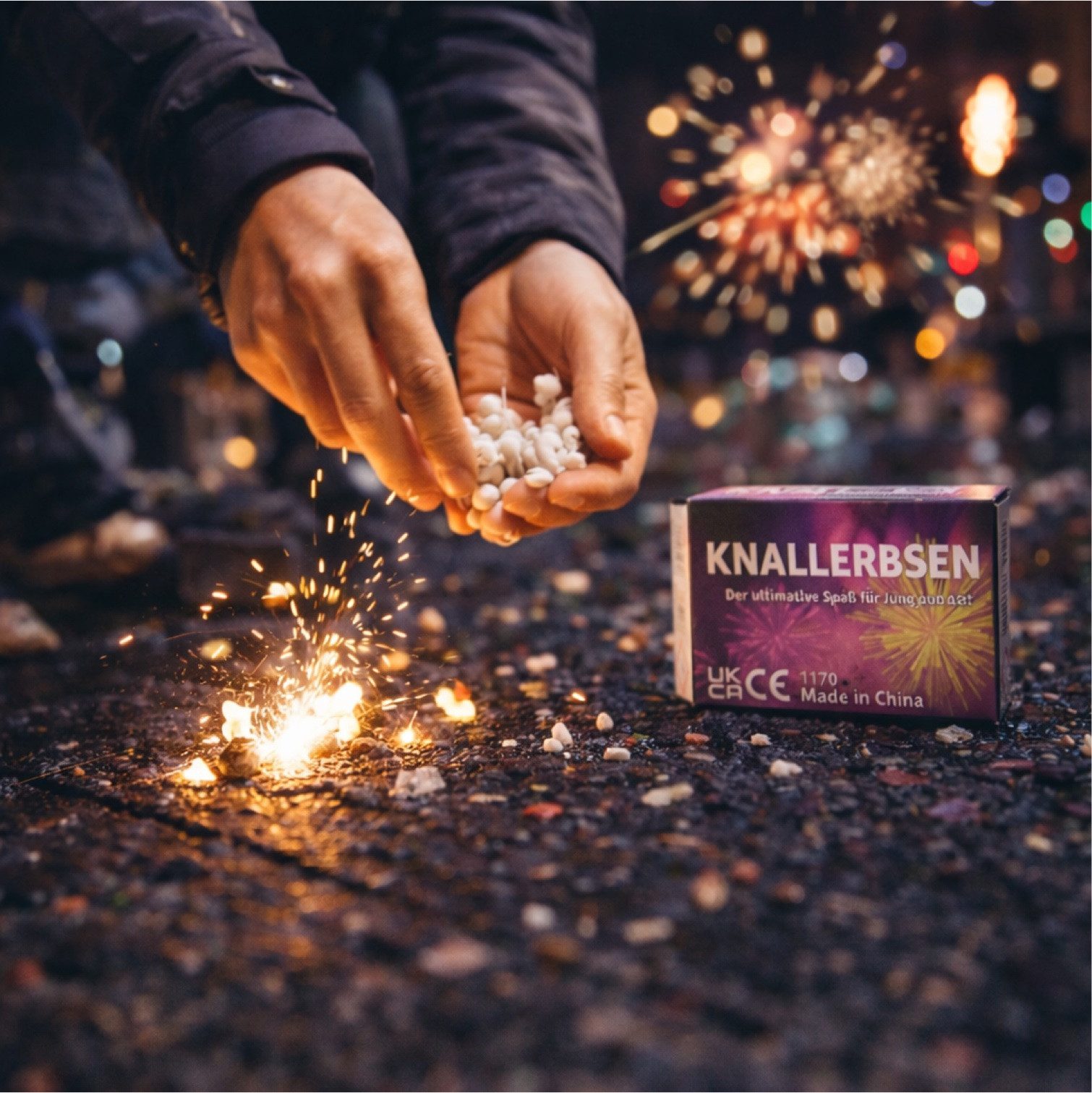 FlameXBurn Geburtstagskerze Knallerbsen Fun Snaps für Jugendfeuerwerk für S günstig online kaufen