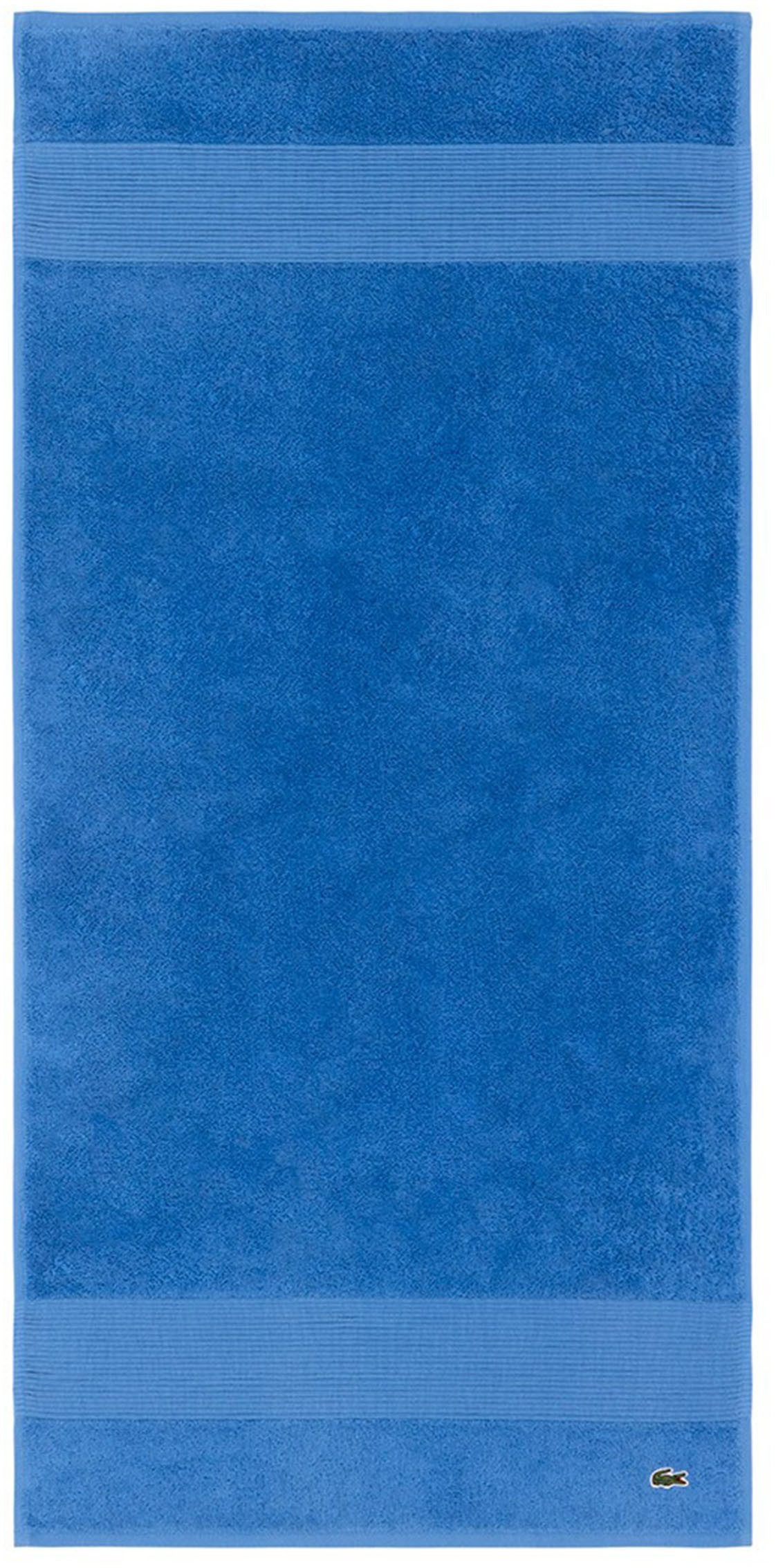 Lacoste Handtuch LLECROCO, Frottier (1-St), mit Label-Applikationen