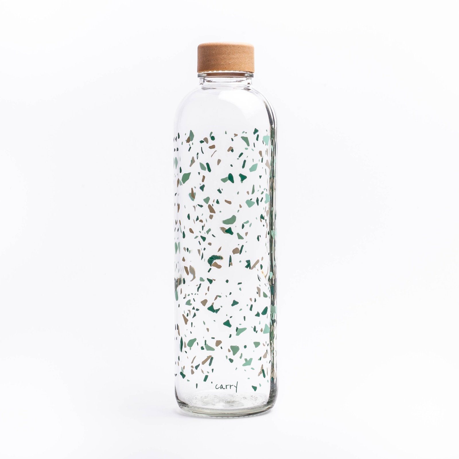 Trinkflasche 1 Regional TERRAZZO produziert CARRY l yogabox GLAS,