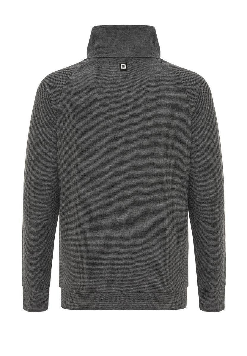 RedBridge Sweatshirt Red Bridge Herren Pullover mit hohen Schalkragen