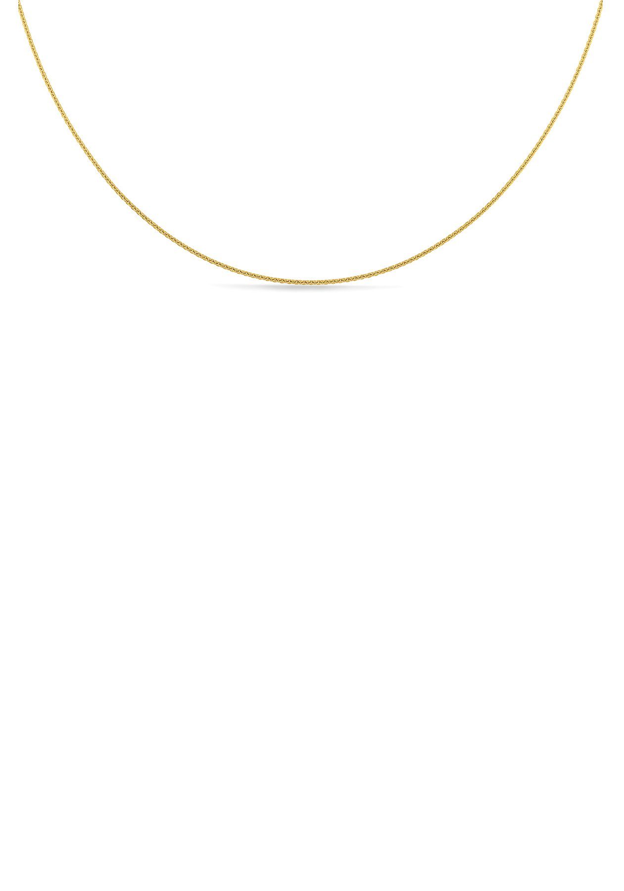 Firetti Collierkettchen Schmuck Geschenk Gold 333 Halsschmuck Halskette Goldkette Flachanker, zu Kleid, Shirt, Jeans, Sneaker! Anlass Geburtstag Weihnachten