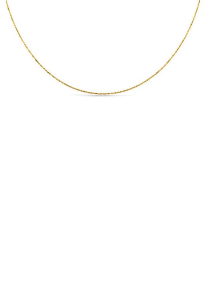 Firetti Collierkettchen Schmuck Geschenk Gold 333 Halsschmuck Halskette  Goldkette Flachanker, zu Kleid, Shirt, Jeans, Sneaker! Anlass Geburtstag  Weihnachten