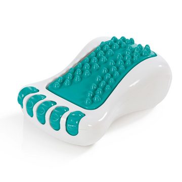 VITALmaxx Fußmassagegerät Fuß-Massagegerät Vibration 3V, Mini Massager Entspannung Vibrationsmassage Türkis