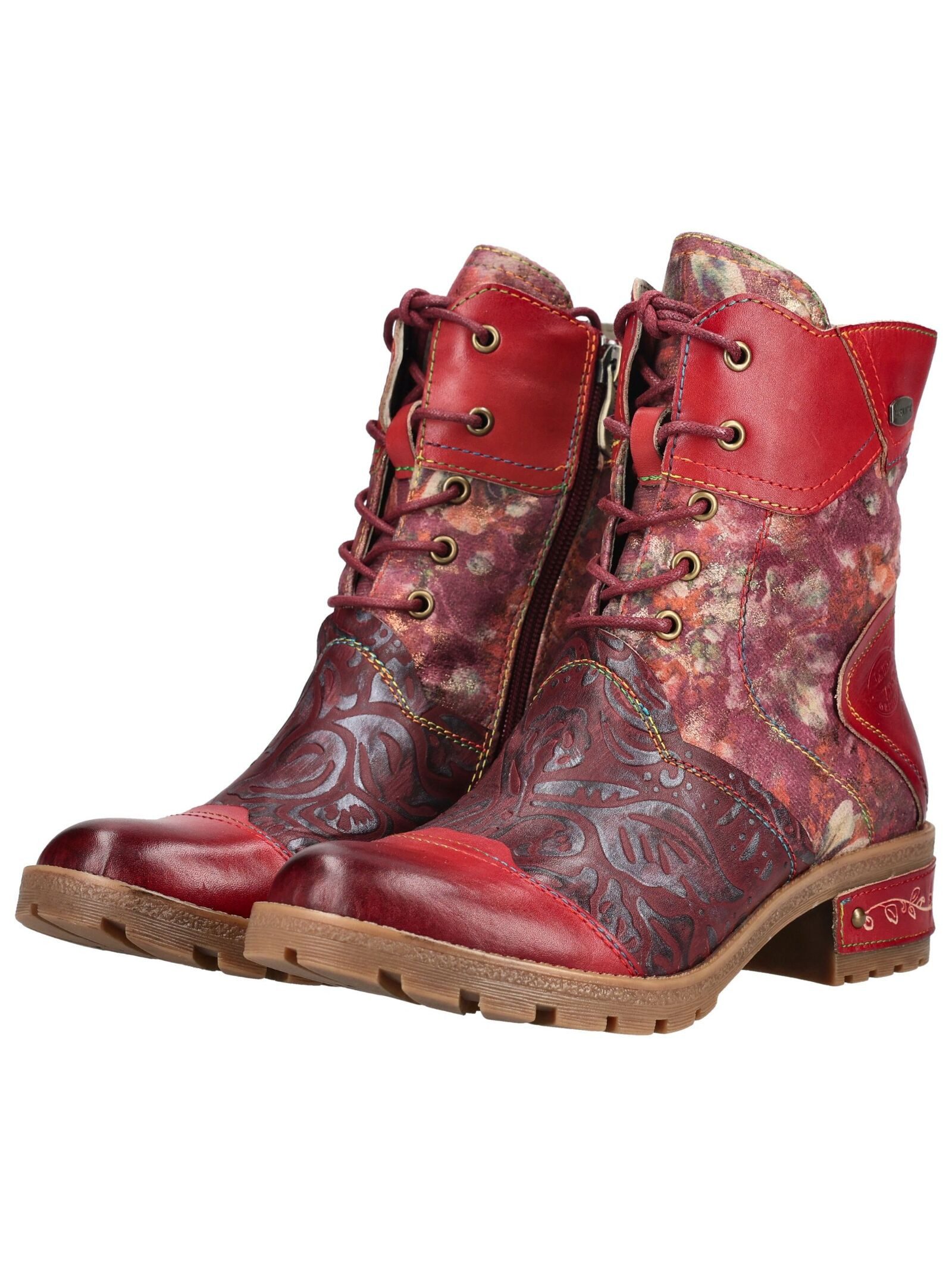 LAURA VITA LAURA VITA Stiefelette Leder/Textil Schnürstiefelette – Bild 4 von 5