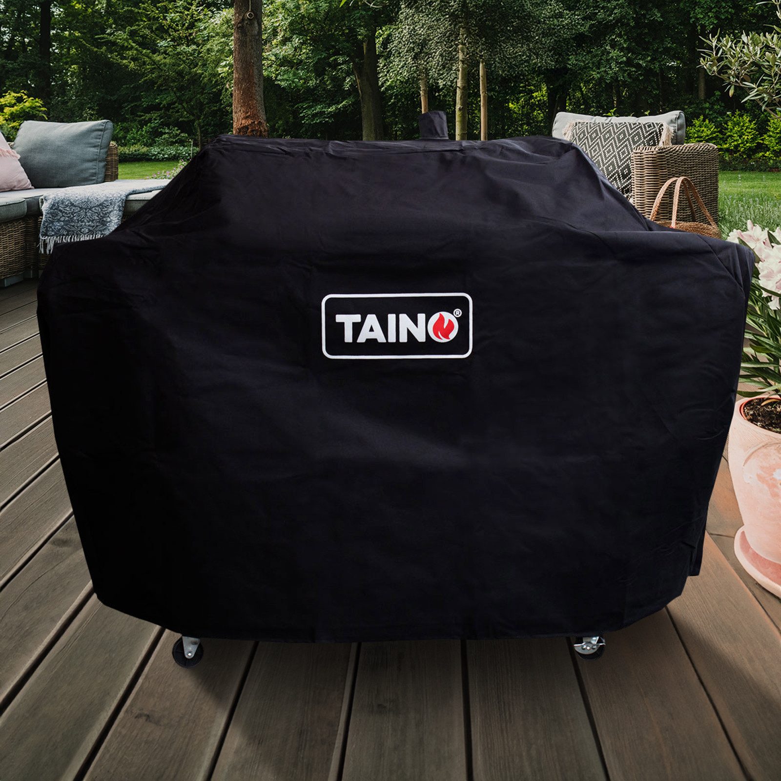 TAINO Grillabdeckhaube HERO DUO, für TAINO HERO DUO, Wetterschutz, Oxford Gewebe, 162x53x100cm (BxTxH)