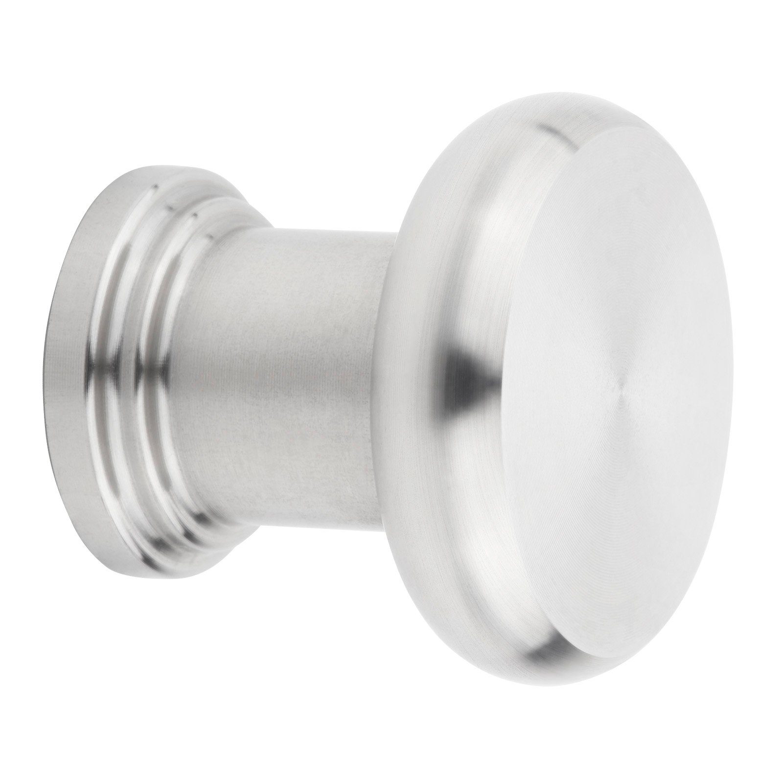 Möbelknopf LANCASTER Ø 20 -30 mm Edelstahl gebürstet