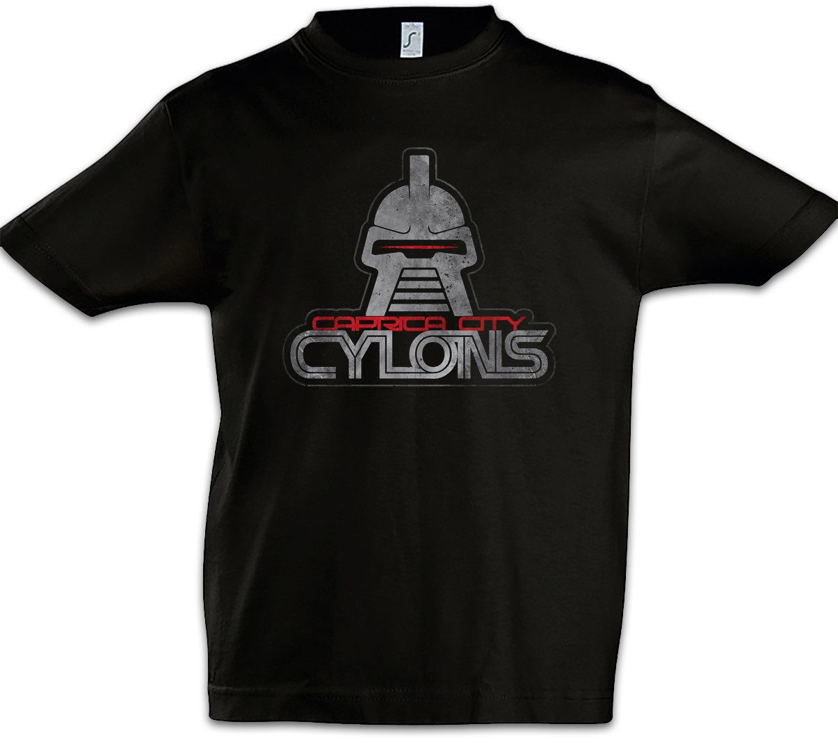 Print-Shirt Caprica City Cylons Kinder T-Shirt TV Kampfstern Series Galactica