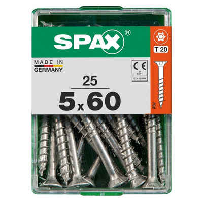 SPAX Holzbauschraube Spax Universalschrauben 5.0 x 60 mm TX 20 - 25