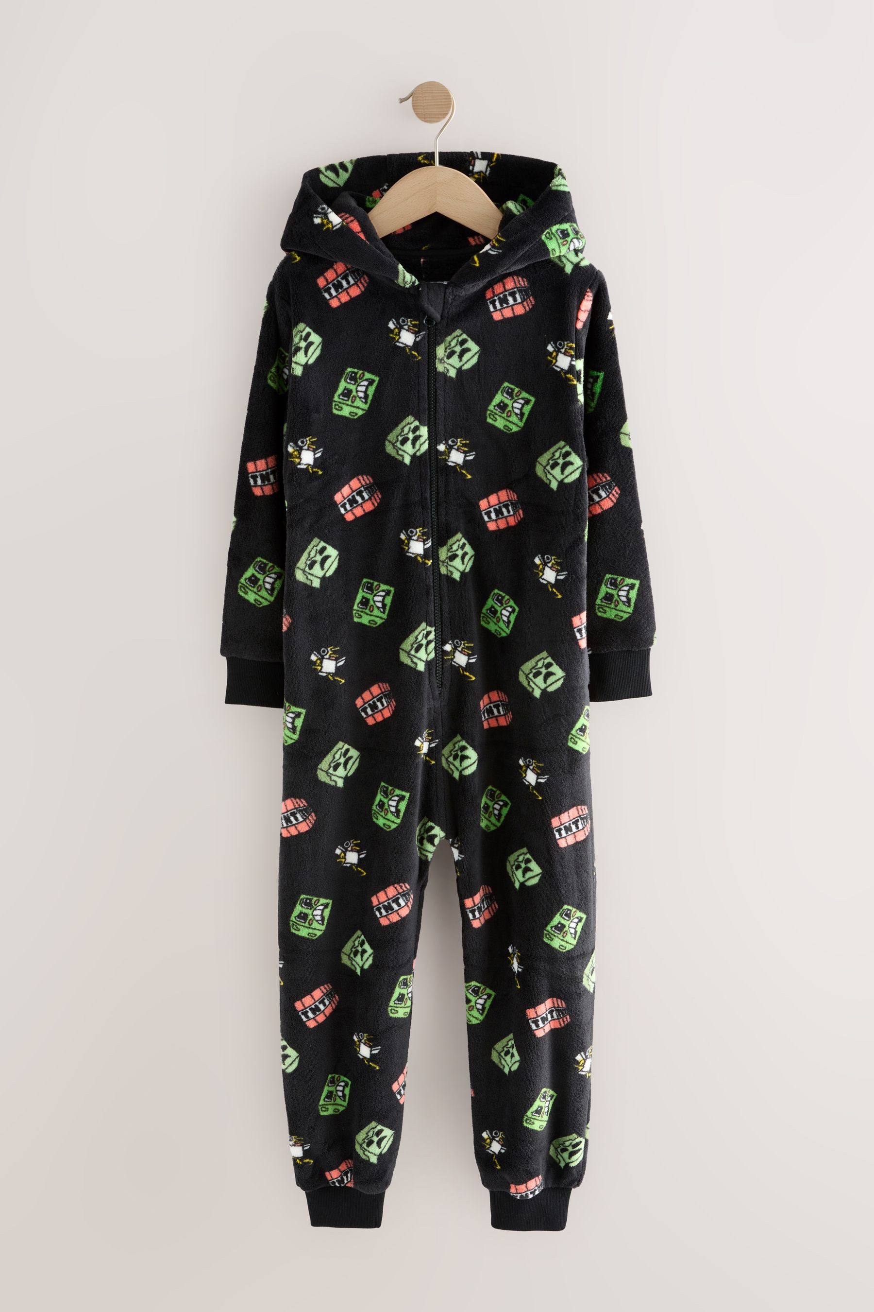 Next Jumpsuit Lizenzierter Einteiler aus Fleece (1-tlg)