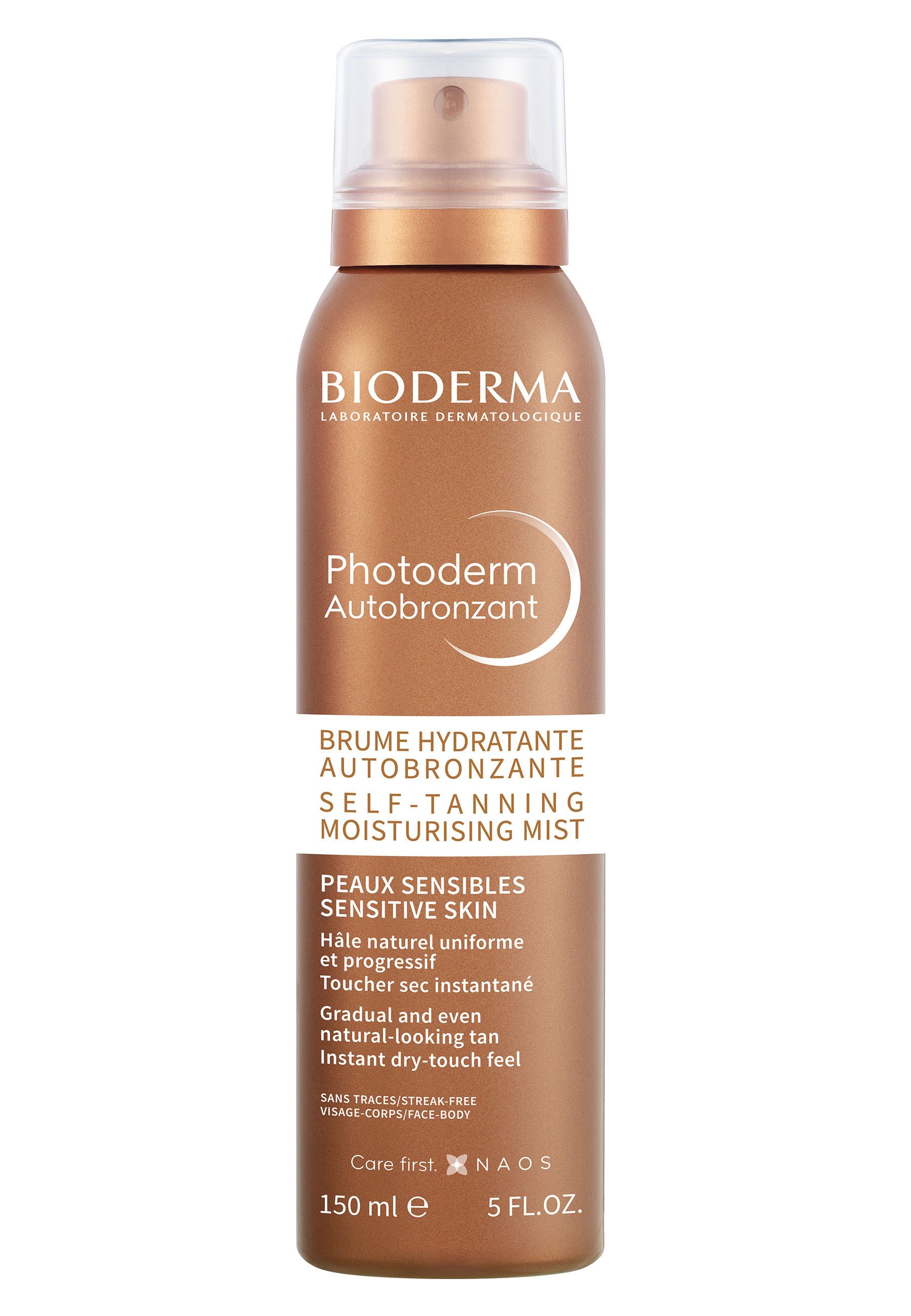Bioderma Selbstbräunungsspray Photoderm Autobronzant, sorgt für gleichmäßige & natürlich aussehende Bräune