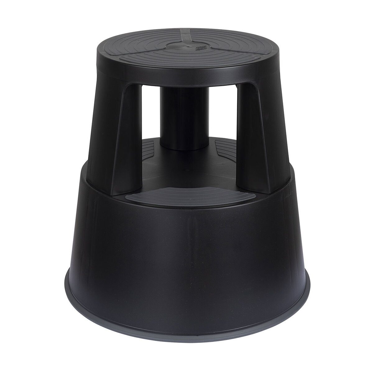 WEDO Klapptritt Rollhocker SuperStep Kunststoff schwarz