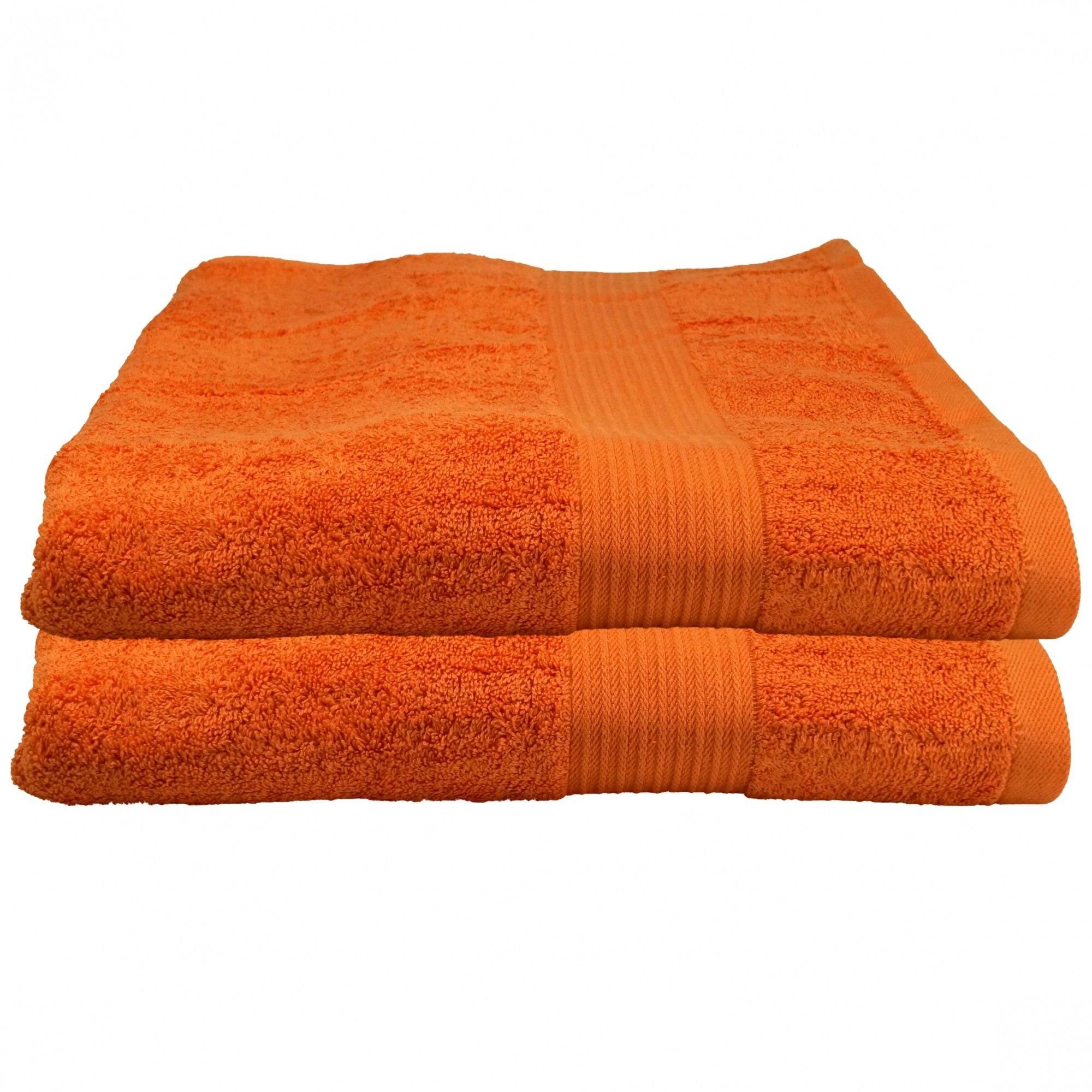 Julie Julsen Duschtücher 2-Duschtücher-Orange-Duschtuch 70 x günstig online kaufen