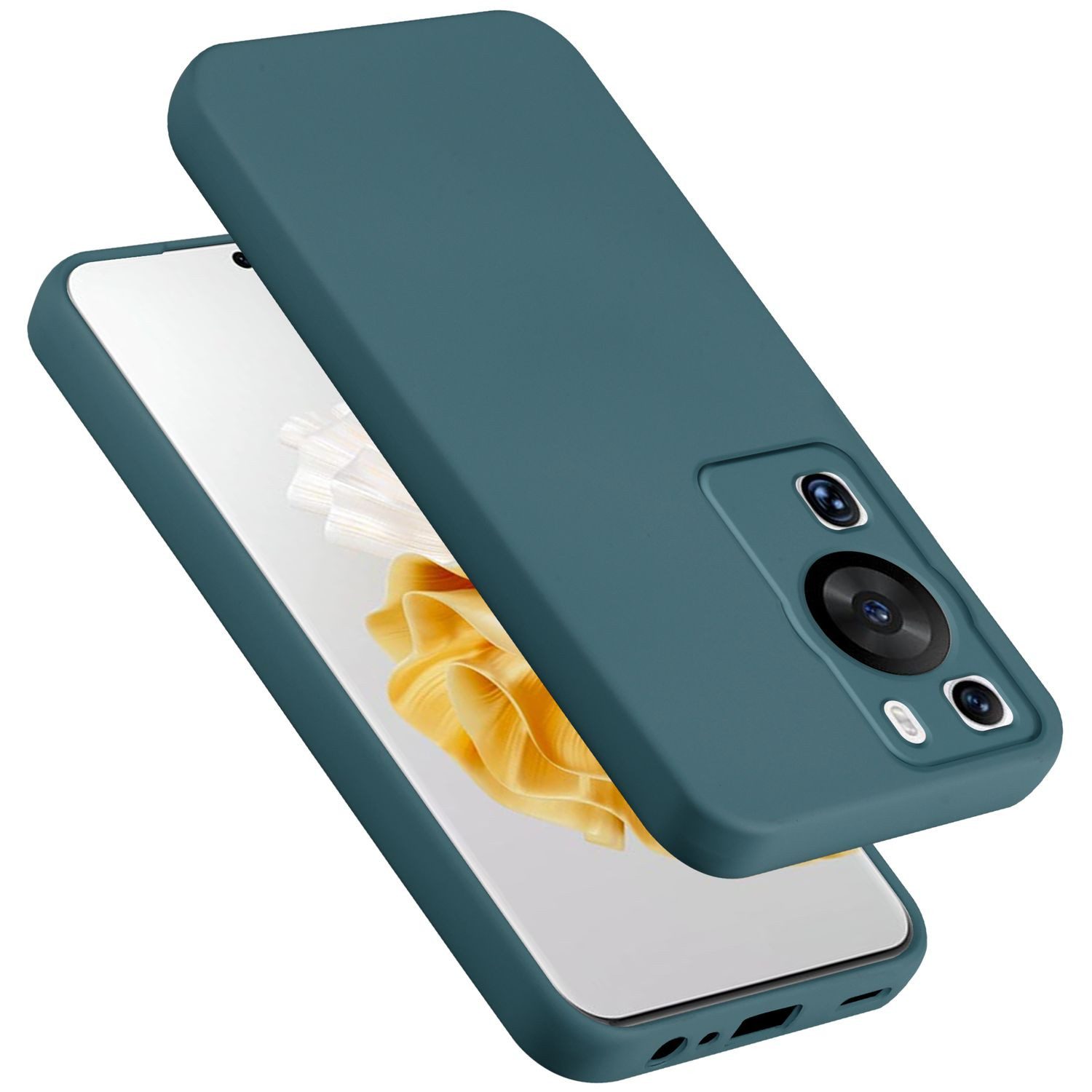 Cadorabo Handyhülle für Huawei P60 Pro Hülle Huawei P60 Pro, Flexible Hülle TPU Silikon Schutzhülle Back Cover Case