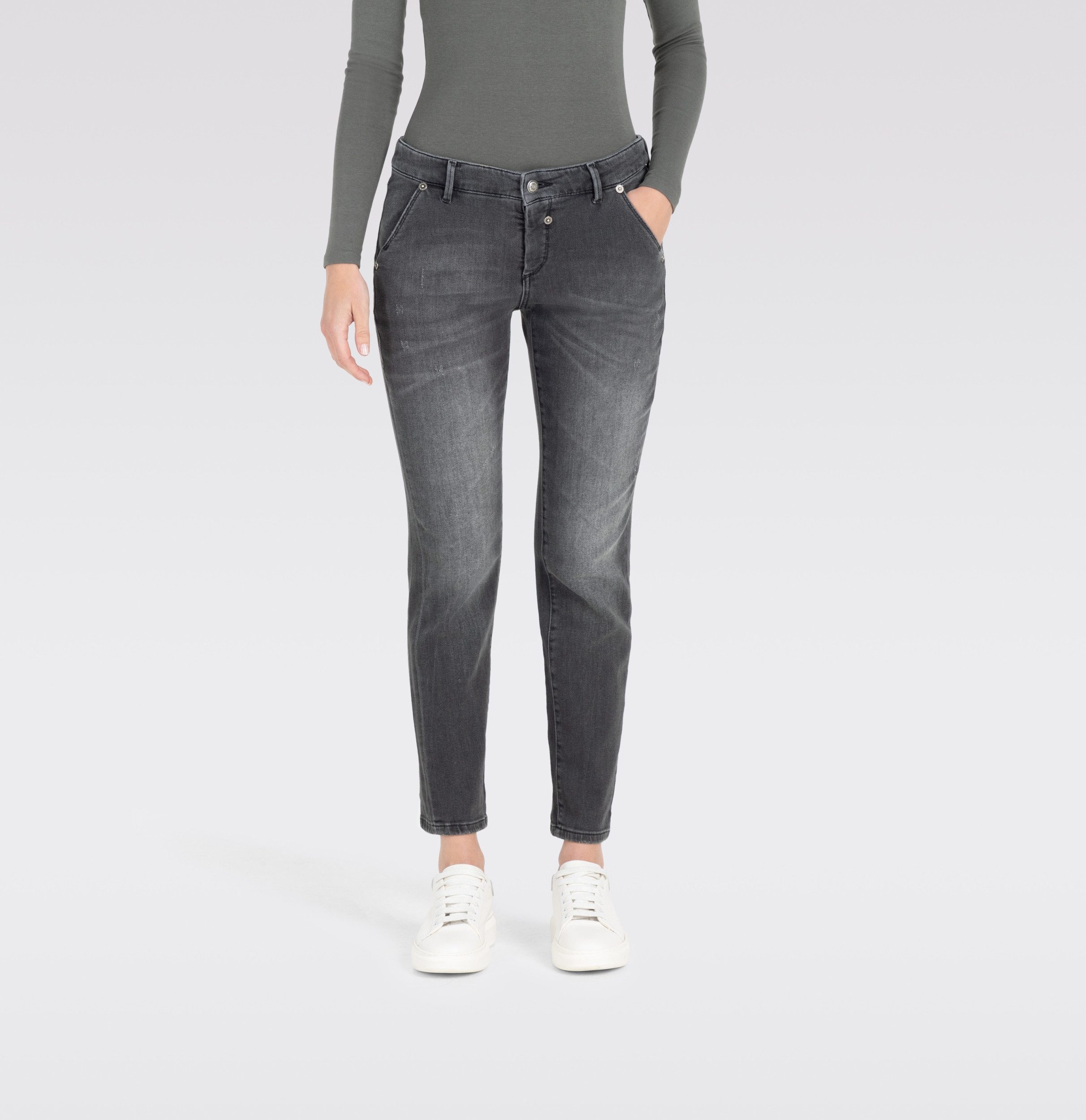 DREMAC 5-Pocket-Jeans MONTANA grey black used günstig online kaufen