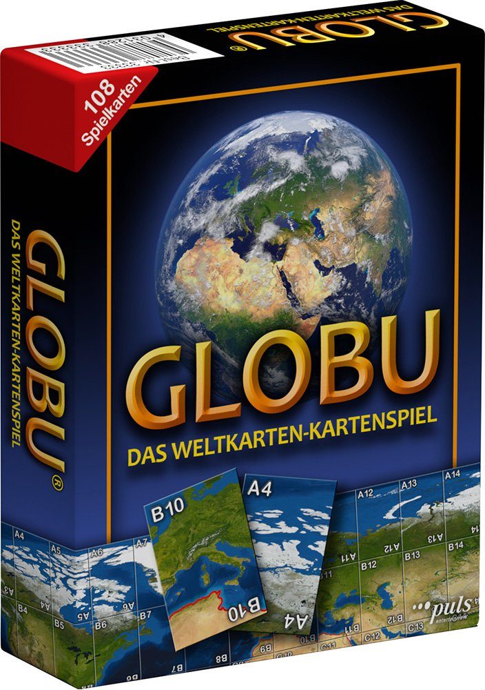 puls entertainment Spiel, GLOBU Das Weltkarten-Kartenspiel -