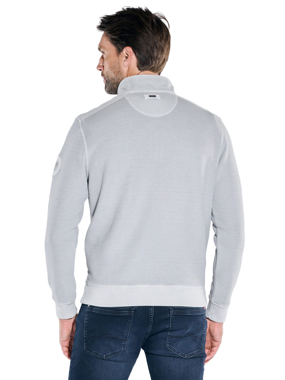 Engbers Sweatshirt engbers Herren Sweatshirt in Satin-Warenqualität, Hellgr günstig online kaufen