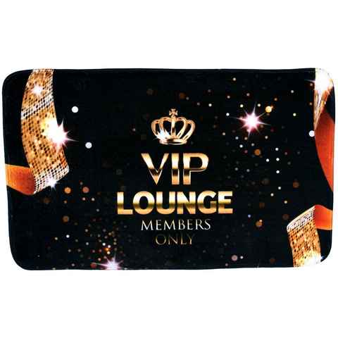 Badematte VIP-Lounge Sanilo, Höhe 15 mm, schnell trocknend, Polyester, rechteckig, Memory Schaum
