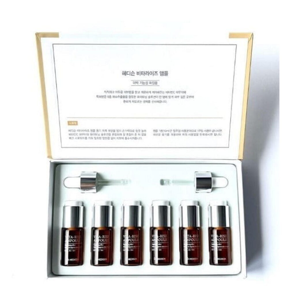Dr.HEDISON Körperpflegemittel Vita-Rise Ampulle Aufhellende Ampullen mit Vitamin C 6x10ml