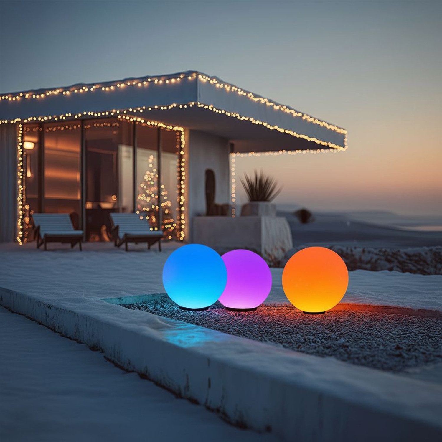 GreenBlue Gartenleuchte GB122, Verschiedene Lichtfarben, Garden Solar Lamp 15 cm