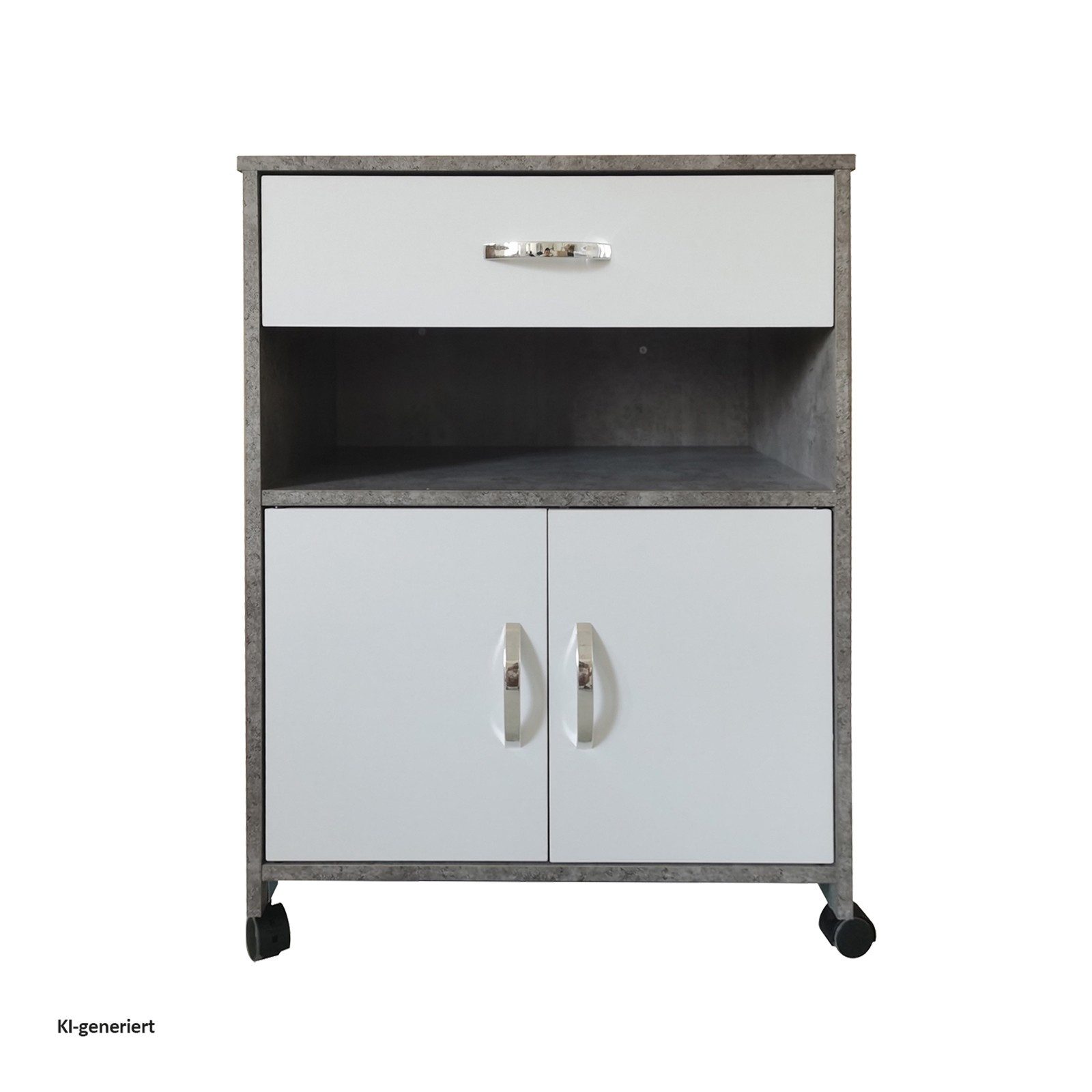 HTI-Line Mehrzweckschrank Küchenschrank Blanca (Stück, 1x Schrank Blanca, ohne Dekoration) Anrichte Mehrzweckschrank