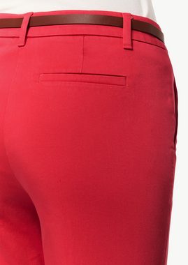 Comma 7/8-Hose Chino mit integriertem Gürtel