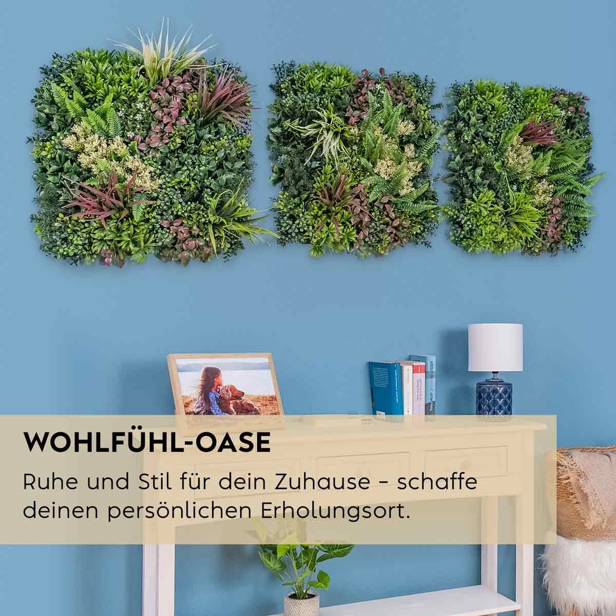 Kunstpflanze Künstliche Pflanzenwand Indoor & Outdoor, günstig online kaufen
