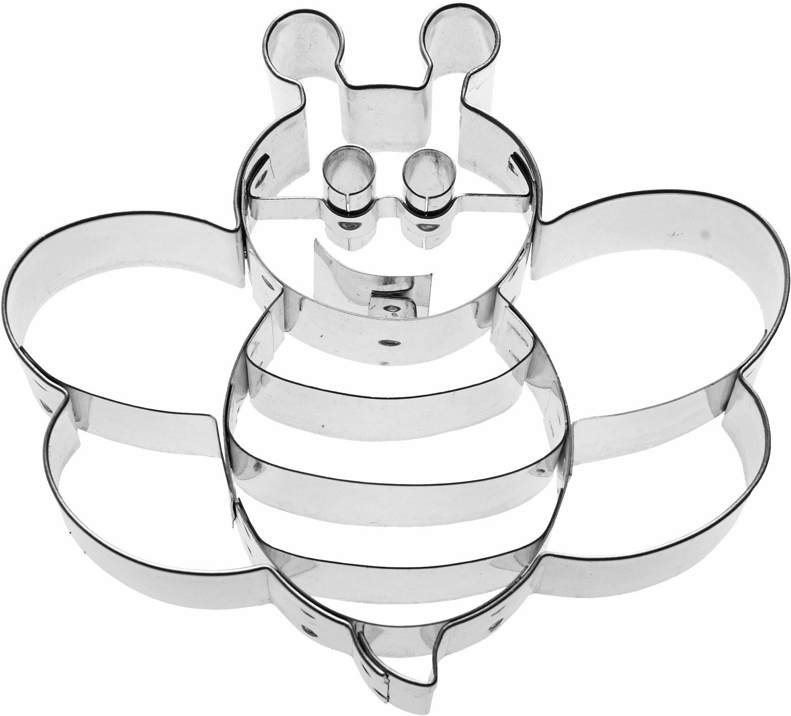 Birkmann Ausstechform Biene, Edelstahl, 9,5 cm x 8,6 cm x 2,5 cm