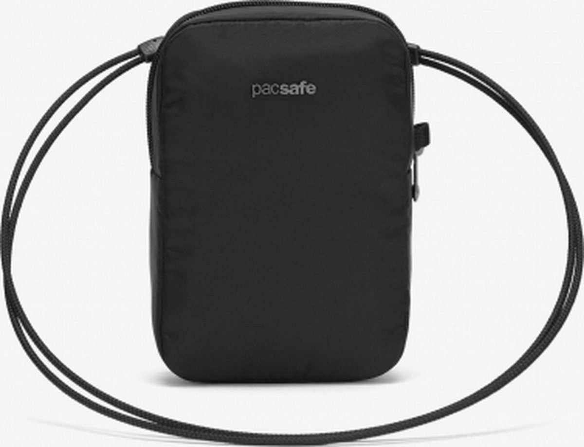 Pacsafe Brieftasche RFIDsafe Crossbody Tasche mit Schulterriemen Schwarz One Size