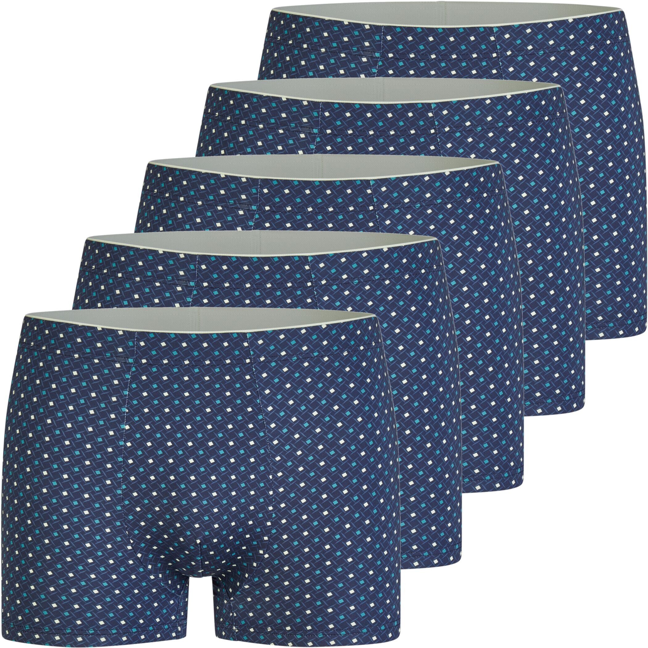 City Life Trunk City Life Herren Pants Shorts 5er Pack Polyamid Elasthan Unterwäsche (1-St)