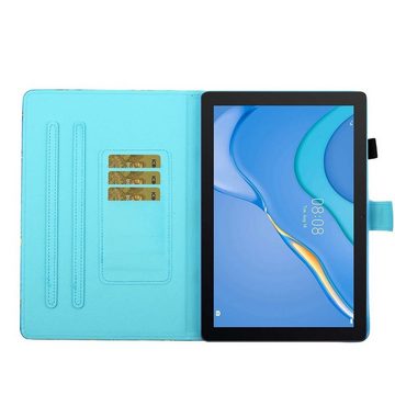 Wigento Tablet-Hülle Für Samsung Galaxy Tab A9 Plus Kunstleder Tablet Tasche Hülle Motiv 24