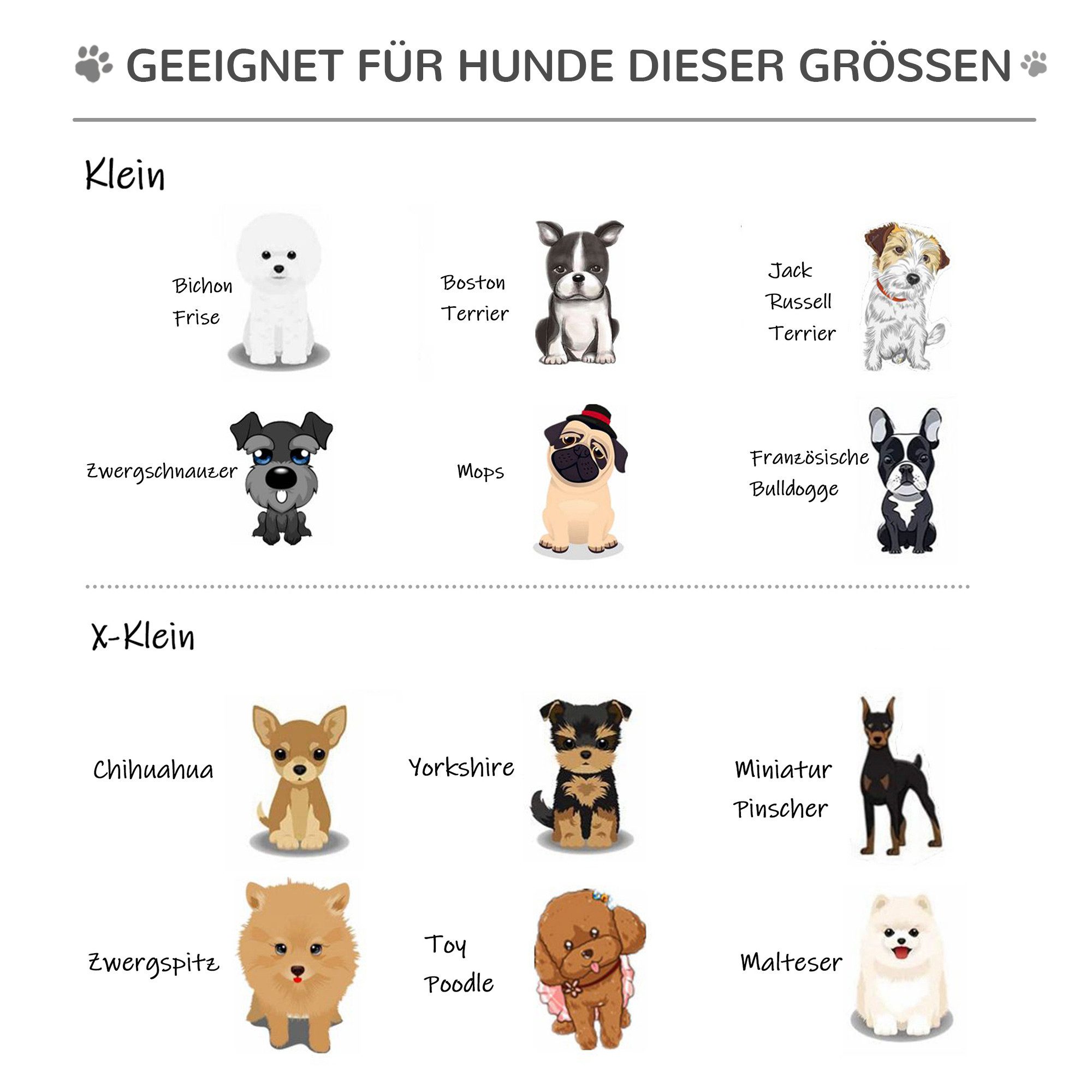 furnicato Hunderampe Haustiertreppe Tierunterlage 2 Stufen Klappbar bis 7 kg Hund (1-St)