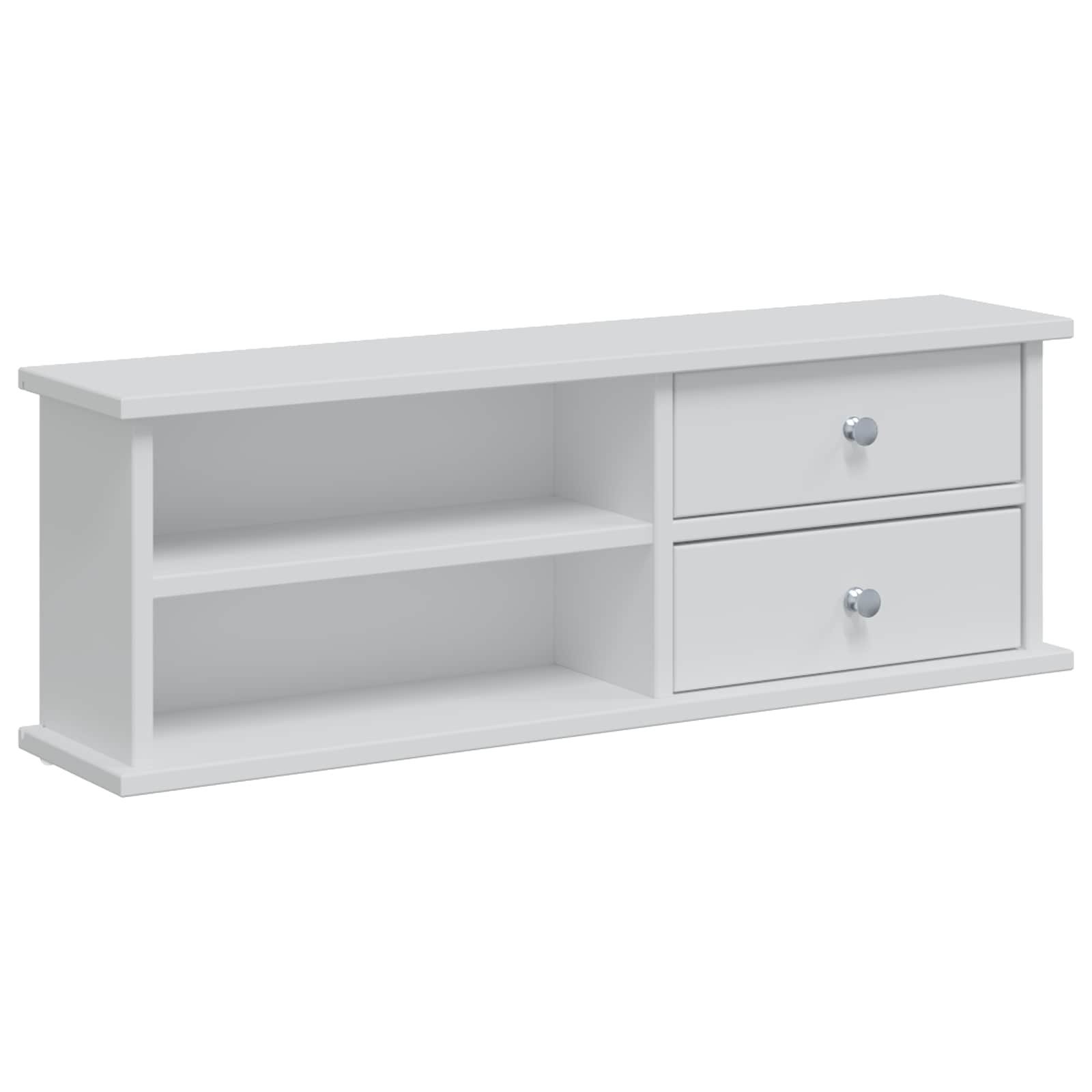 vidaXL Schminktisch Schminktisch-Set FAUSKE 2 Stk. Weiß 76 x 50 x 103,5 cm (2-St)