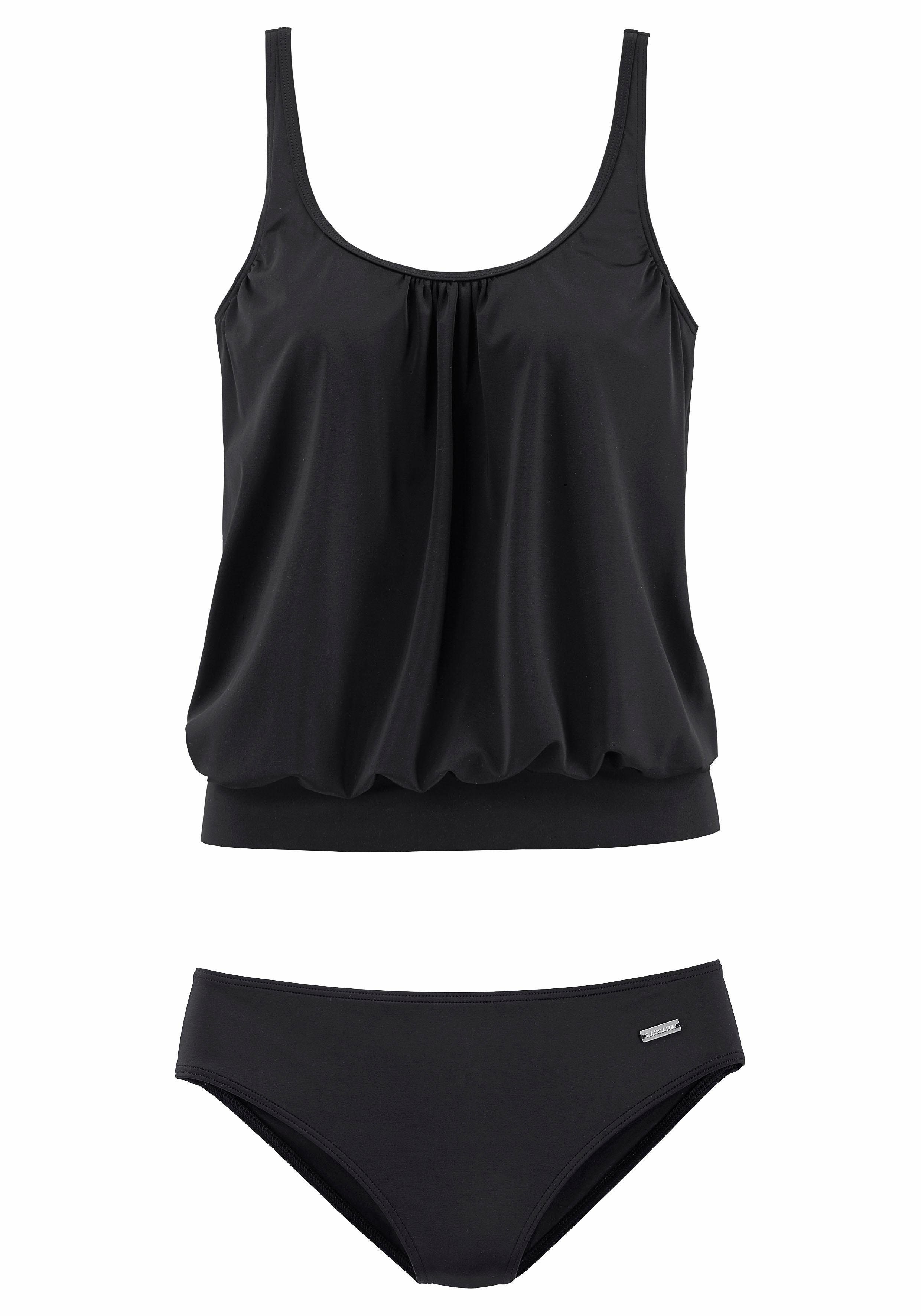 LASCANA Oversize-Tankini Miederverstärkung am Cup, Unterbrustgummi rundum, günstig online kaufen