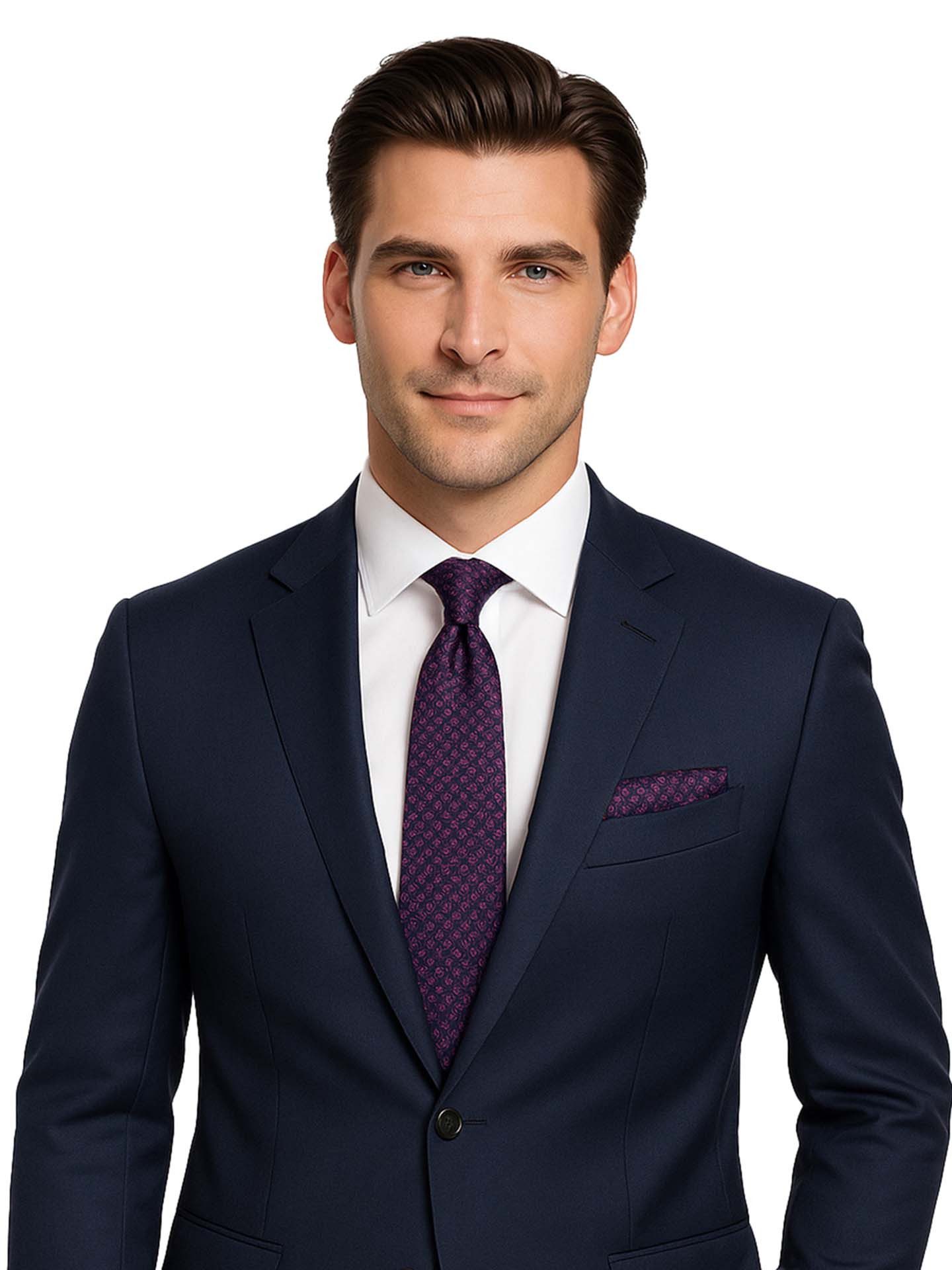 Moschen-Bayern Krawatte Seidenkrawatte Krawatte Herrenkrawatte 100% Seide 3-tlg. Geschenkbox Krawatten-Set - Krawatte + Einstecktuch + Manschettenknöpfe