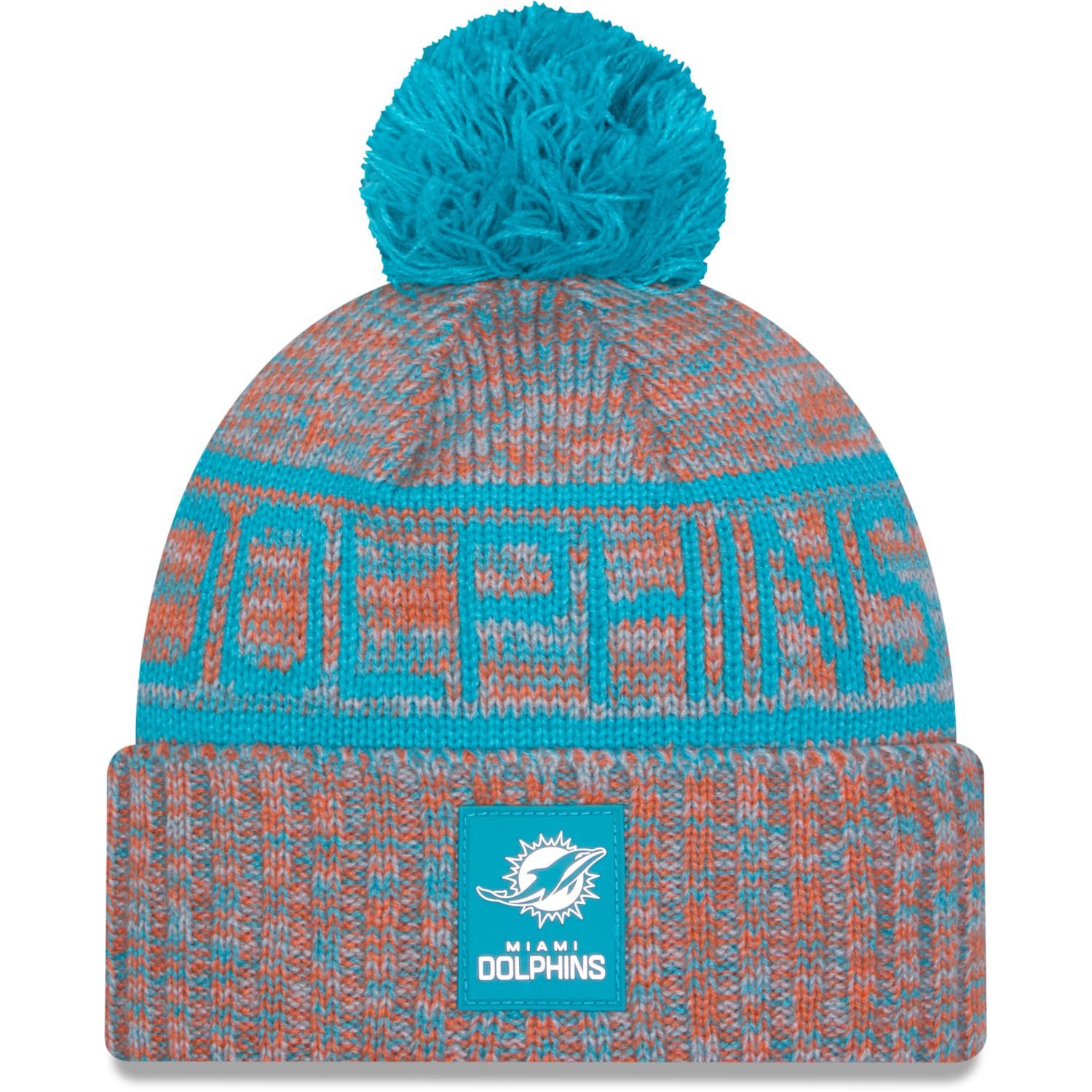 Fleecemütze Bommel SIDELINE Miami Dolphins