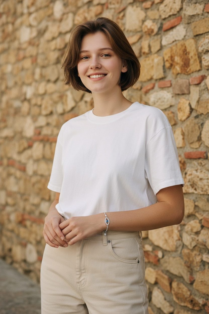 Karisma Silberarmband Damen Silber 925 rhodinert Böses Auge Nazar Verlänger günstig online kaufen