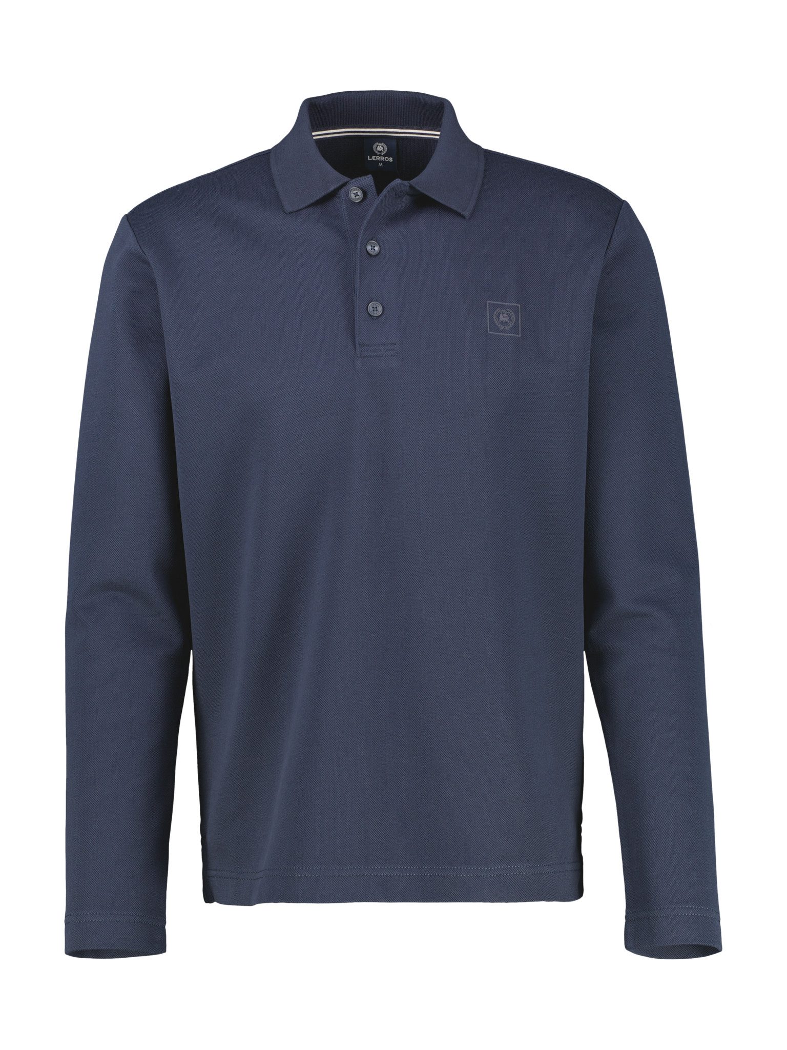 LERROS Langarmshirt mit Polo-Kragen