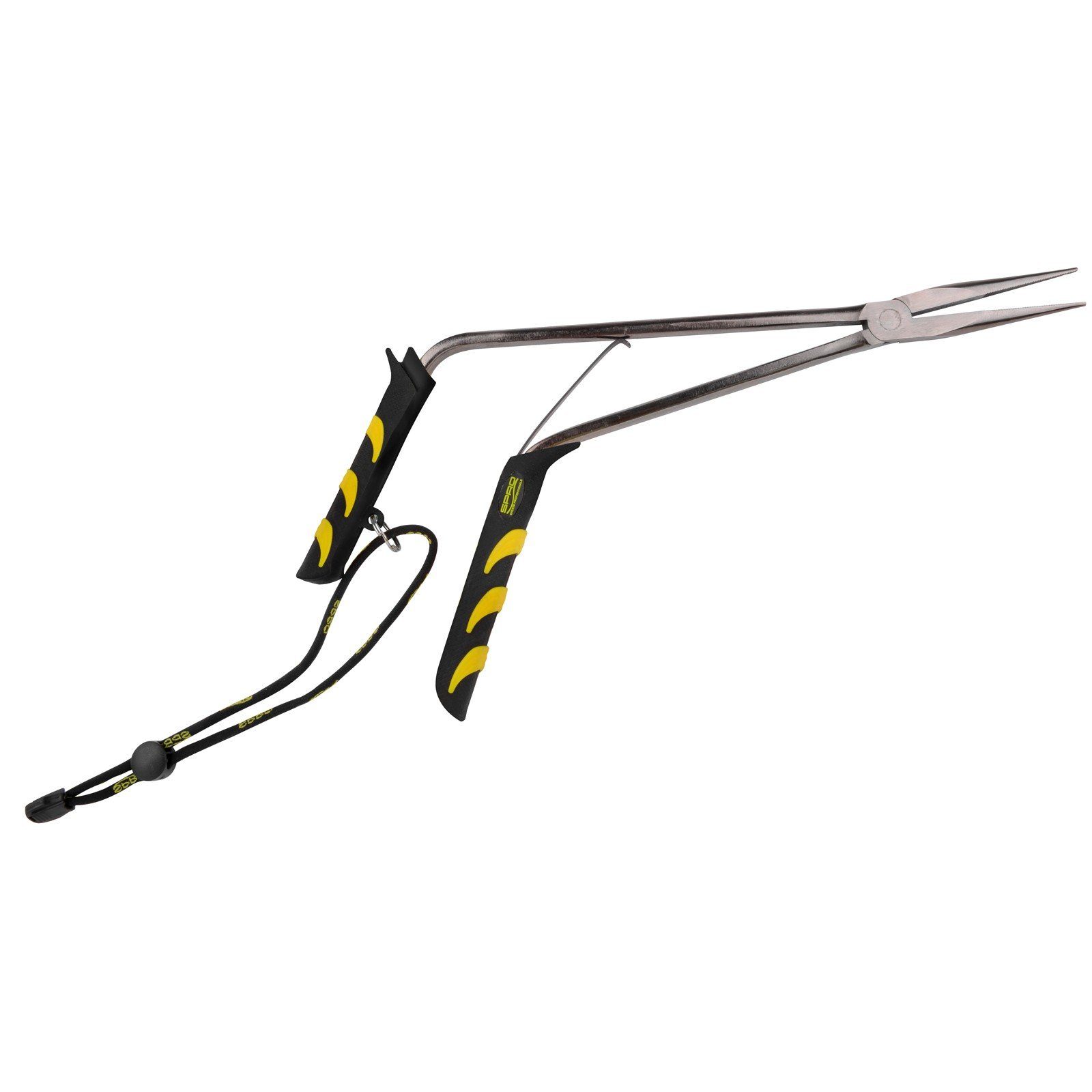 SPRO Anglerzange, Spro 37cm Grip Lösezange Pike Plier Zange Secure gelb schwarz