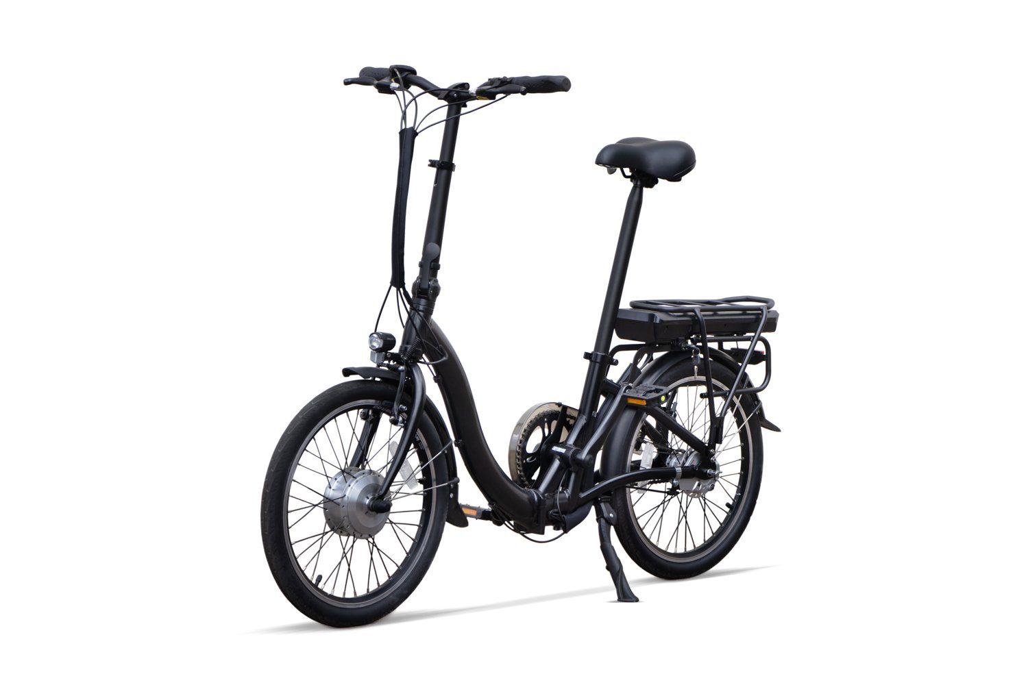 Kidix E-Bike Elektrofahrrad Qivelo Easy 250W BAFANG Motor E-Bike Klapprad 20 Zoll Schwarz