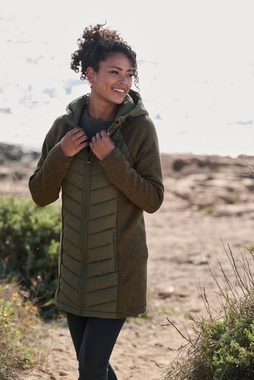 Vivance Steppjacke mit Strickfleece-Ärmeln