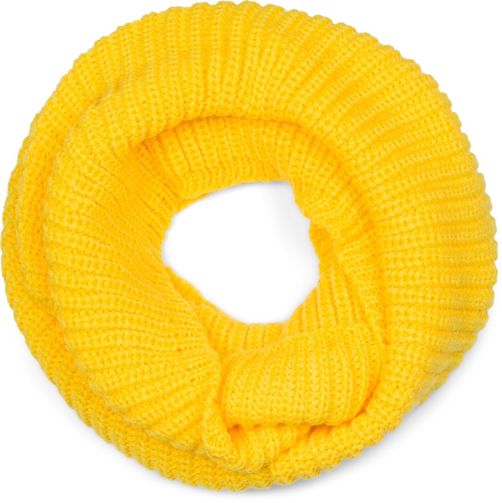 Strickschal Unifarbener Feinstrick Loop