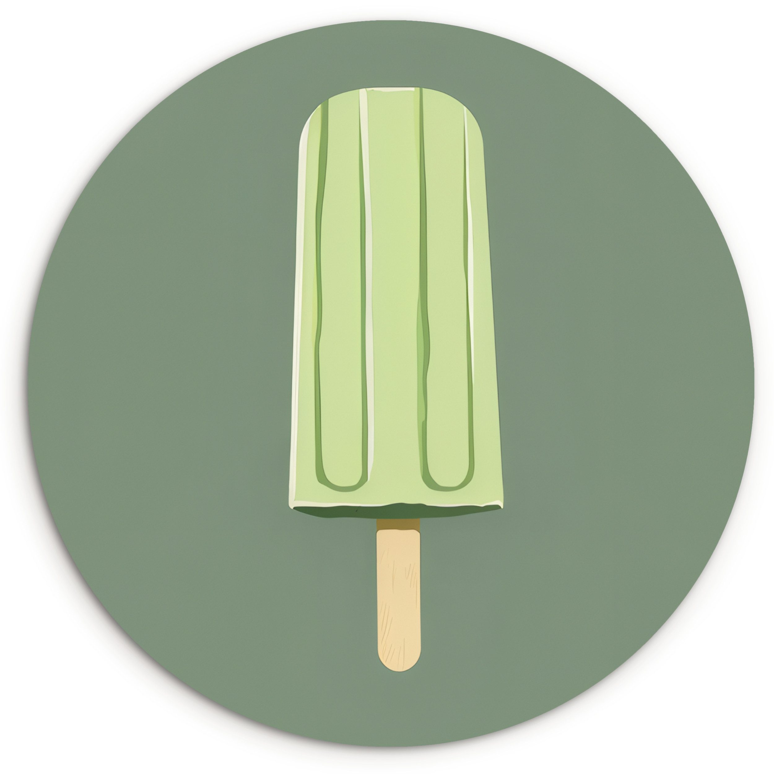 Eistüte - Stiel - Grün