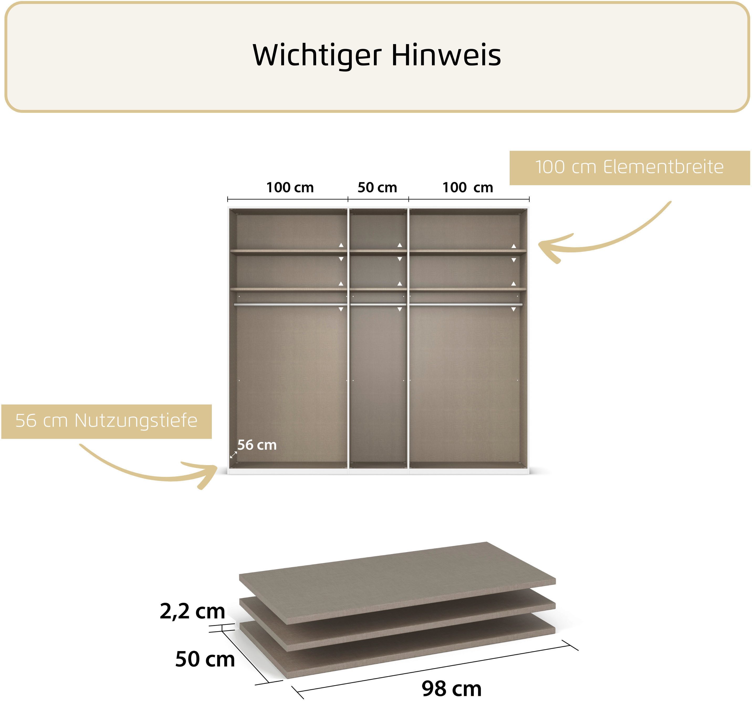 rauch Einlegeboden Rauch Stauraum-Erweiterung für Drehtürenschränke, Mehr Platz im Kleiderschrank: 98 cm Einlegeboden von Rauch – Bild 4 von 5
