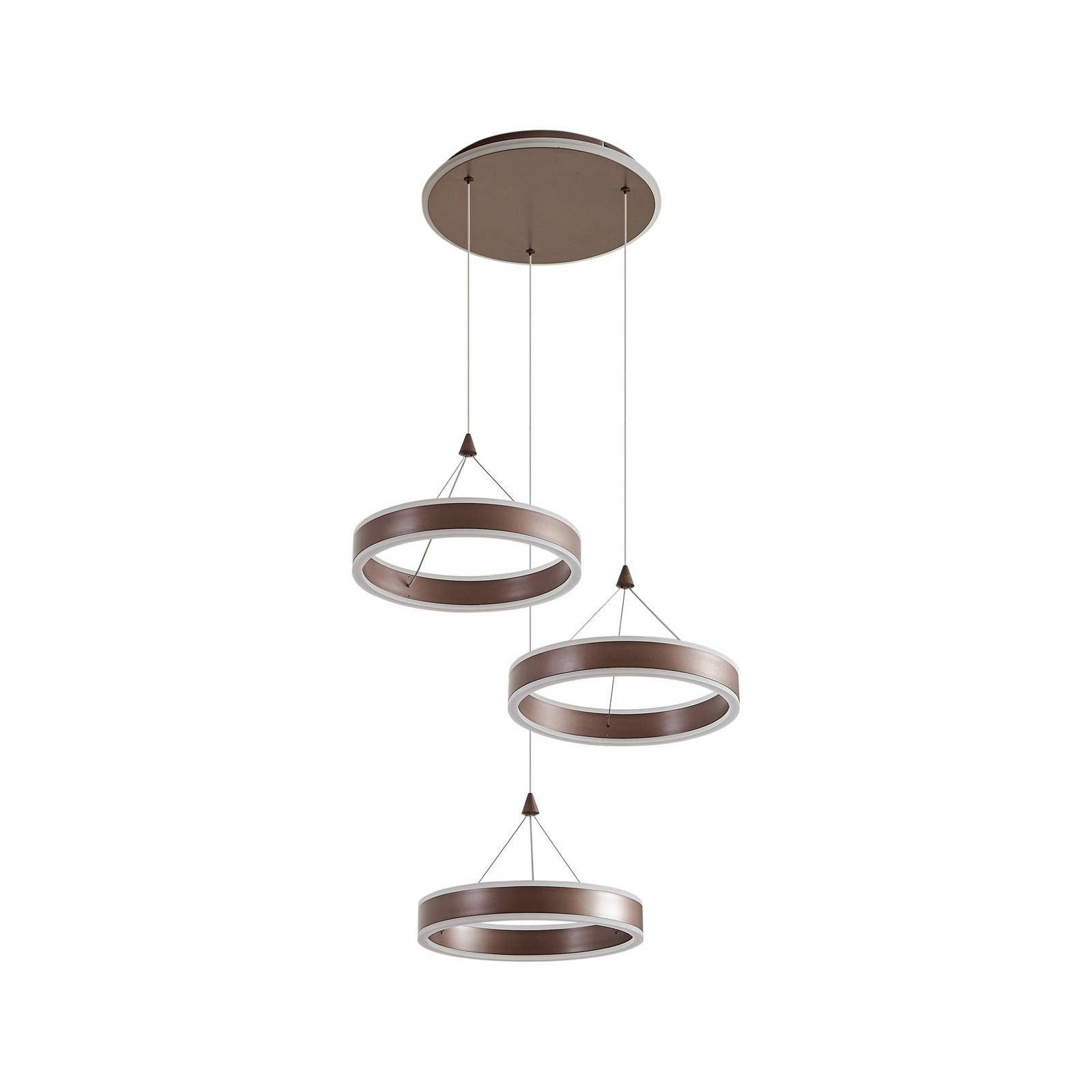 Lucande Hängeleuchte Kolo, Enthalten, 1 x 24 W LED, warmweiß