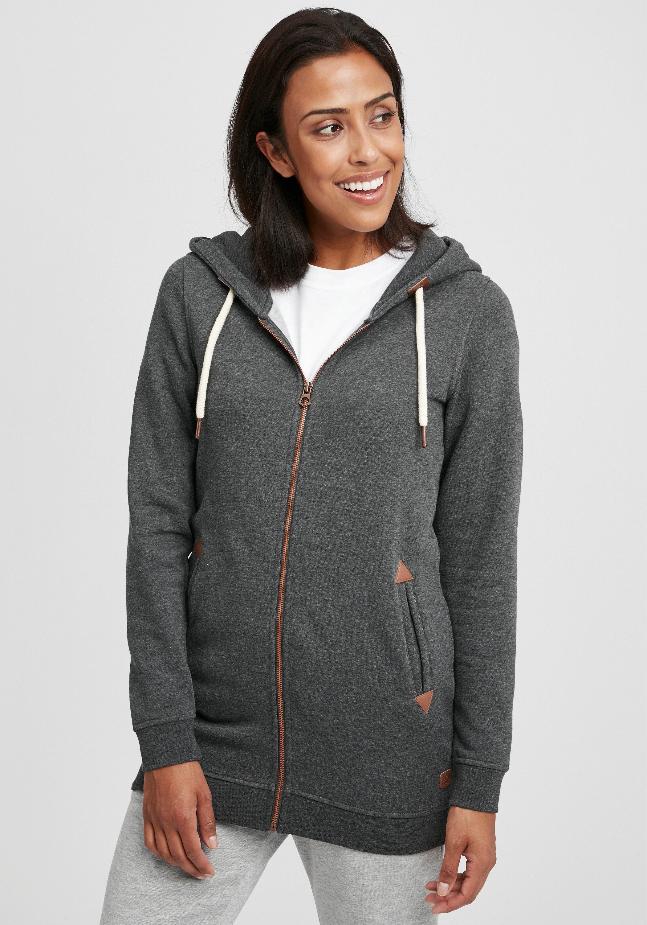 OXMO Kapuzensweatjacke OXVicky Straight Sweat Zip-Hoodie günstig online kaufen