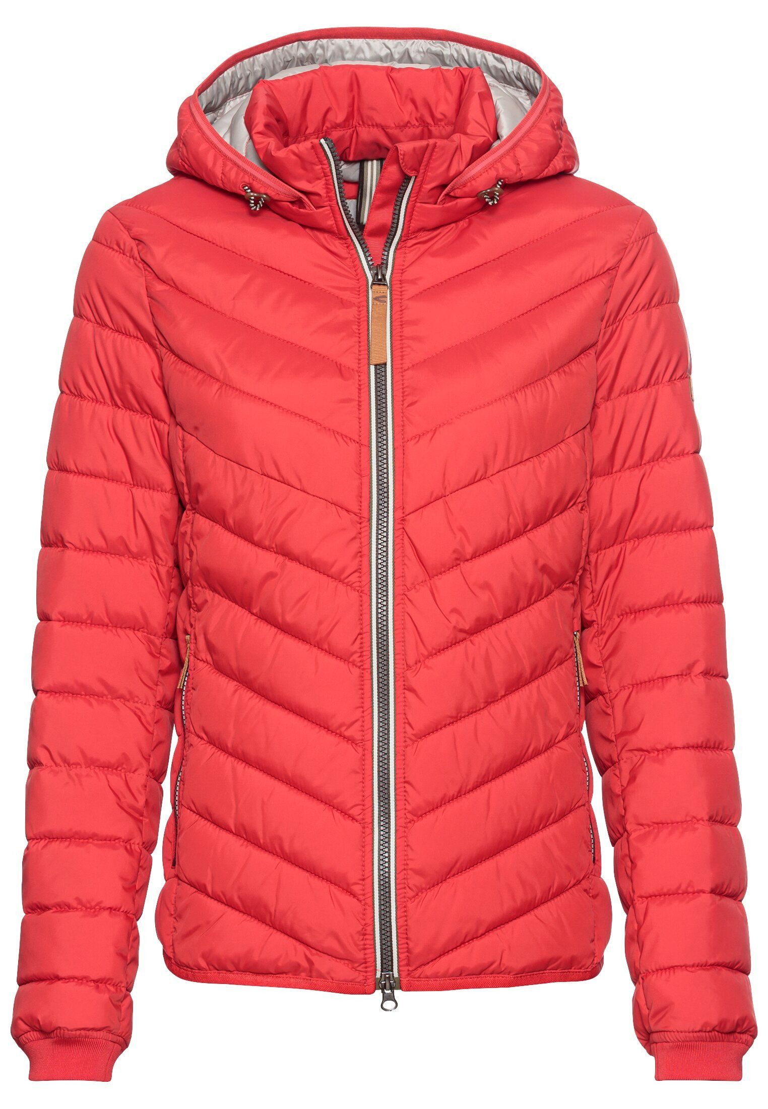 Steppjacke aus recyceltem Polyester Langarm