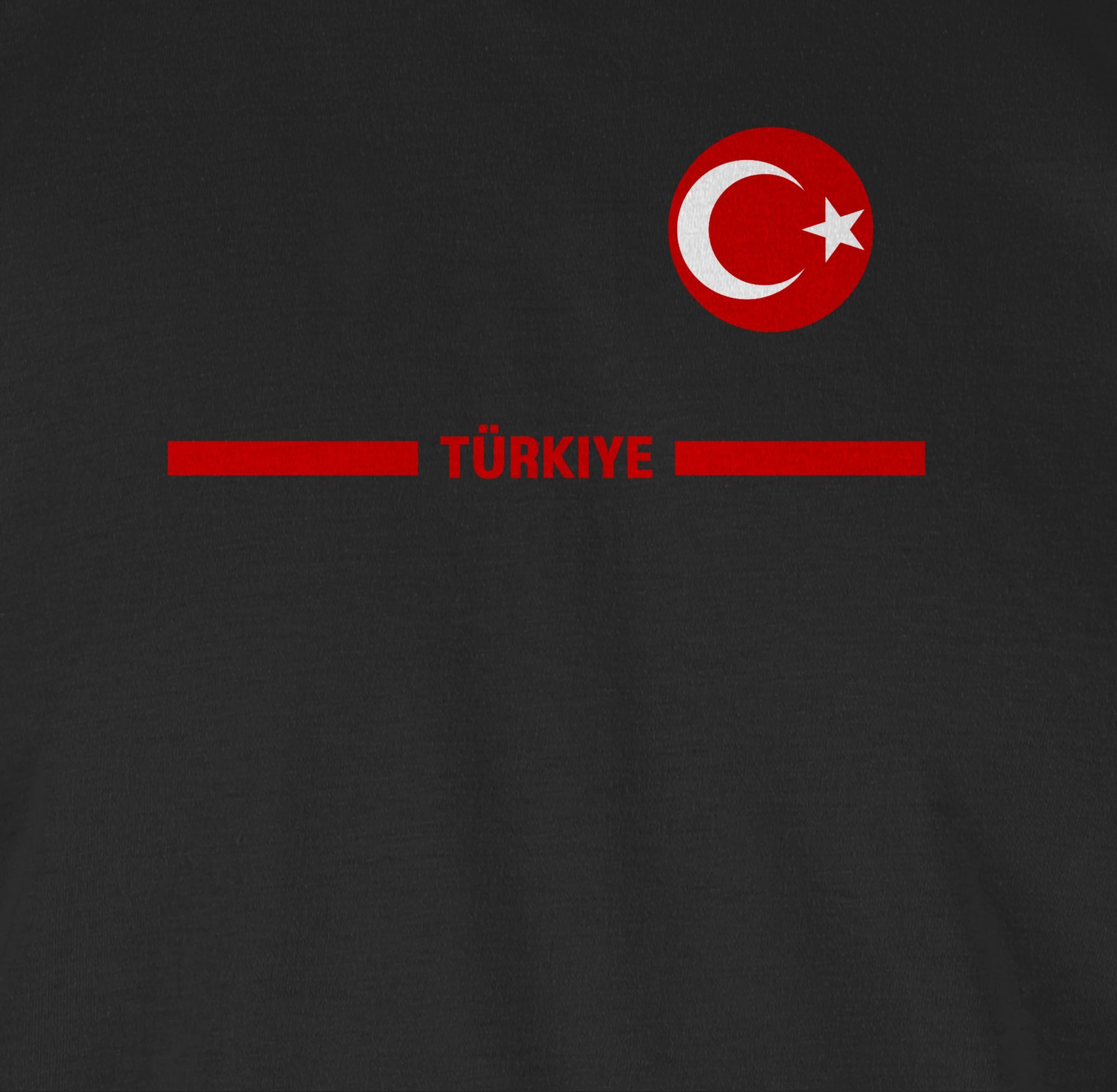Shirtracer T-Shirt Türkei Trikot Wappen, Türkiye mit Stolz, Türkisches Fan-Motiv 2026 Fussball WM Fanartikel